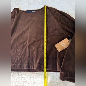 Vintage! Classic! Lizsport crushed velvet cropped SET